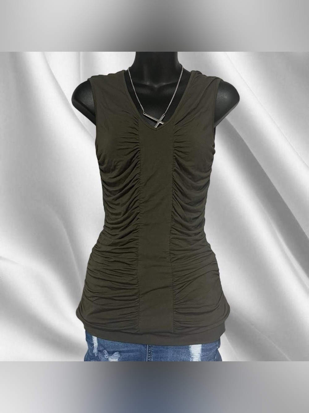 Suzy Shier Ruched Tank
